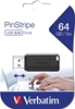 Picture of Verbatim Store n Go         64GB Pinstripe USB 2.0 black    49065