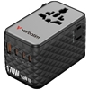 Picture of Verbatim Adapter podrozny EU/UK/US GaN 2xUSB-A/3xUSB-C PD 170W czarny 30190