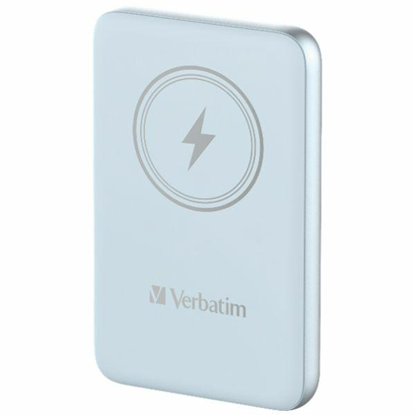 Attēls no Verbatim Charge´n´Go Magnetic Wireless Power Bank 10000 Blue