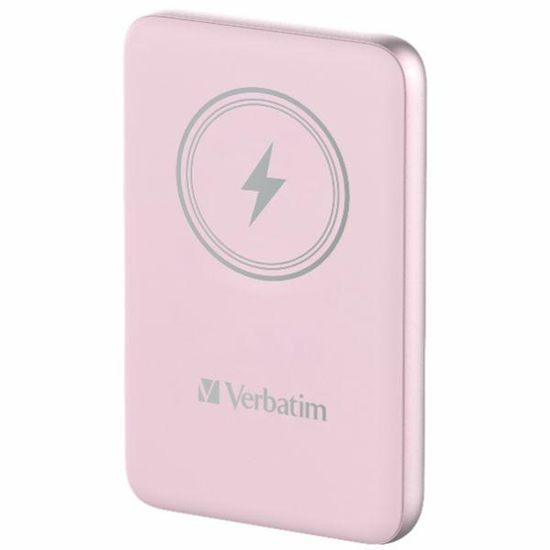 Изображение Verbatim Charge´n´Go Magnetic Wireless Power Bank 10000 Pink