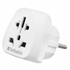 Picture of Verbatim World to Europe Travel Adapter Plug white WTEU-02 49549