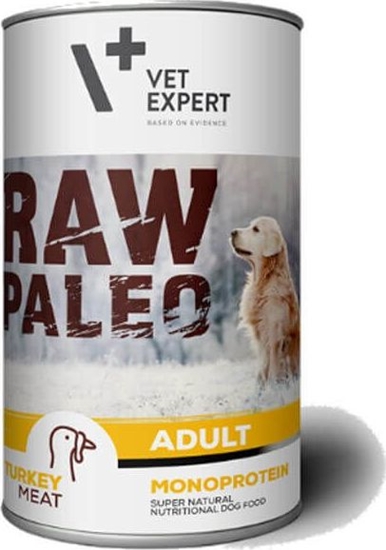 Picture of VET EXPERT VETEXPERT RAW PALEO Adult Monobiakowa Turkey INDYK 400g
