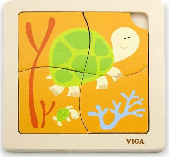 Picture of Viga Viga 50143 Puzzle na podkadce - ówiki