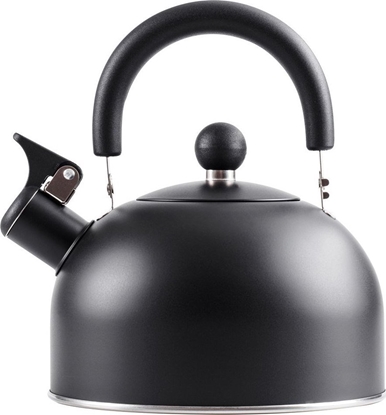 Attēls no Vilde Czajnik z gwizdkiem stalowy czarny 2 l