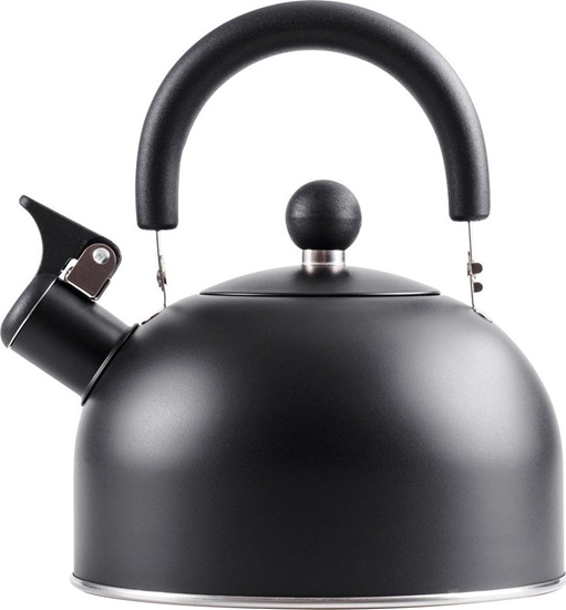 Picture of Vilde Czajnik z gwizdkiem stalowy czarny 2 l