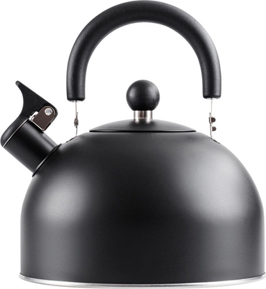 Attēls no Vilde Czajnik z gwizdkiem stalowy czarny 3 l