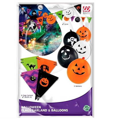 Picture of Virtene Halovīna 3.6m karogi, baloni