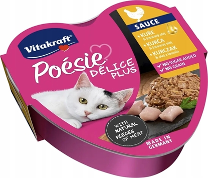 Attēls no Vitakraft Poesie Delice Plus kurczak 85g