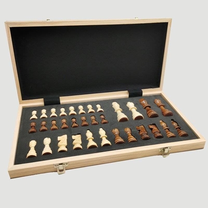 Изображение W&K DUE PREZENTOWE MAGNETYCZNE SZACHY DREWNIANE 39cm