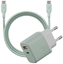Picture of Wall charger Bazic GoPort Velox Kit USB-C/USB-A GaN 35W with cable green