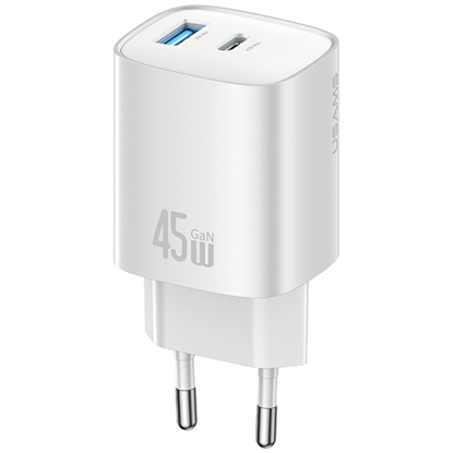 Picture of Wall charger USAMS CC290 T66 45W GaN 1xUSB-A 1xUSB