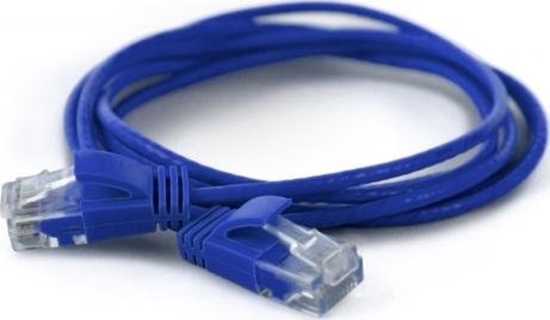 Picture of Wantec Wantec wW patch cable CAT6A (about 2,8mm) UTP blue 0,10m (7239)
