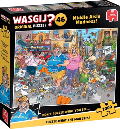 Picture of Wasgij - Original 46 - Middle Aisle Madness! (1000 pieces) (1110100505)