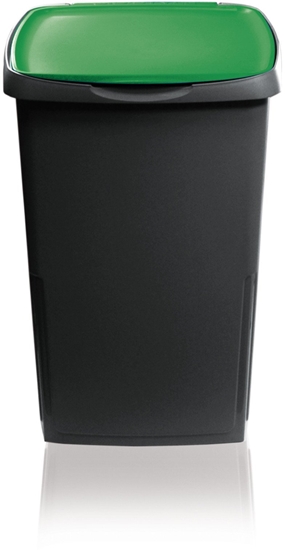 Picture of Waste bin Ecosolution 45L 37x36x53 5cm dark grey/green 8009115034247