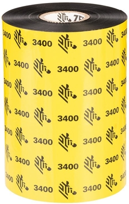 Picture of Wax/Resin Ribbon, 102mmx450m, 3400; High Performance, 25mm core, 6/box