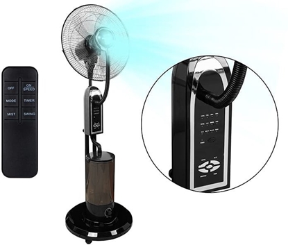 Picture of Wentylator  stojcy 16" 90W z funkcj mgieki CZARNY