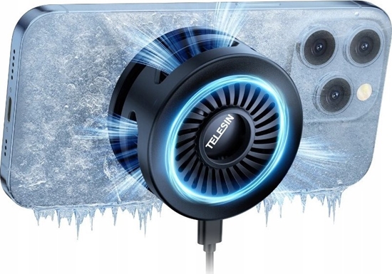 Picture of Wentylator USB Telesin Wiatrak Wentylator Chodzcy Chodzenie Do Telefonu Telefon Magnes Radiator / P9-mpr-01