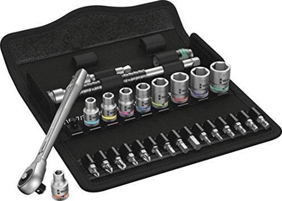 Picture of Wera 8100 SA 10 Zyklop Metal Ratchet Push Through 1/4  imperi