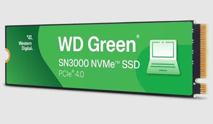 Picture of SSD|WESTERN DIGITAL|Green|1TB|M.2|PCIe Gen4|NVMe|Write speed 4200 MBytes/sec|Read speed 5000 MBytes/sec|2.3mm|TBW 150 TB|WDS100T4G0E