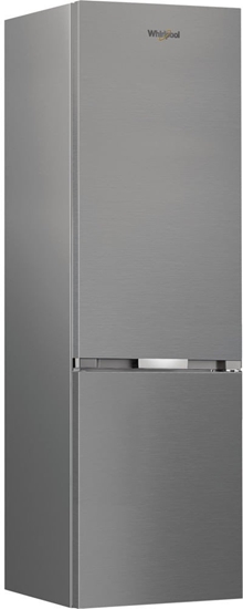 Picture of Whirlpool Refrigerator | WHK 25404 XP8E | Energy efficiency class A | Free standing | Combi | Height 203.5 cm | No Frost system | Freezer net capacity 106 L | 32 dB | Pearl Inox