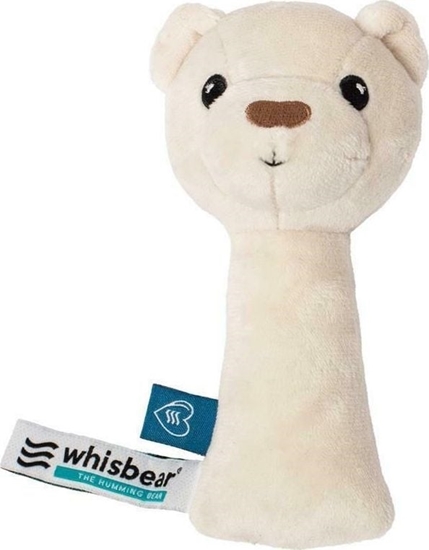 Picture of Whisbear Whisbear - Rattle Bear (white)