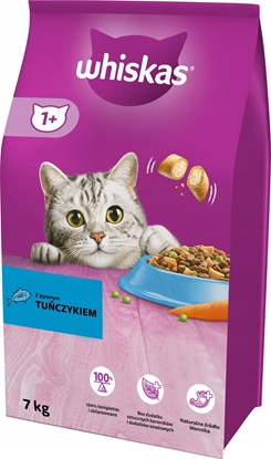 Picture of Whiskas WHISKAS Kot Adult Sucha Karma z tuczykiem 7kg