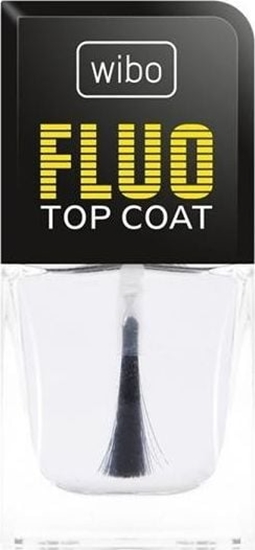 Изображение Wibo WIBO_Fluo Top Coat bezbarwny top do paznokci 8,5ml