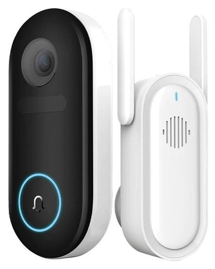 Изображение Wideodzwonek do drzwi Doorbell Biały 