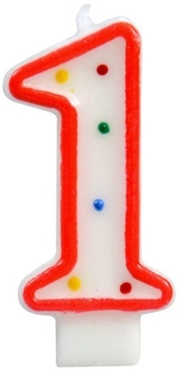 Изображение wieczka cyferka 1 kropki