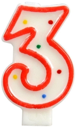 Изображение wieczka cyferka 3 kropki