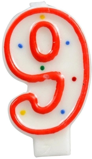 Изображение wieczka cyferka 9 kropki