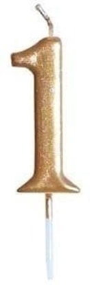 Изображение wieczka urodzinowa metaliczna 1 zota