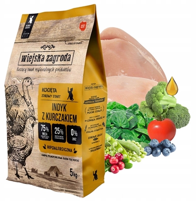 Picture of Wiejska Zagroda Indyk z kurczakiem 5kg