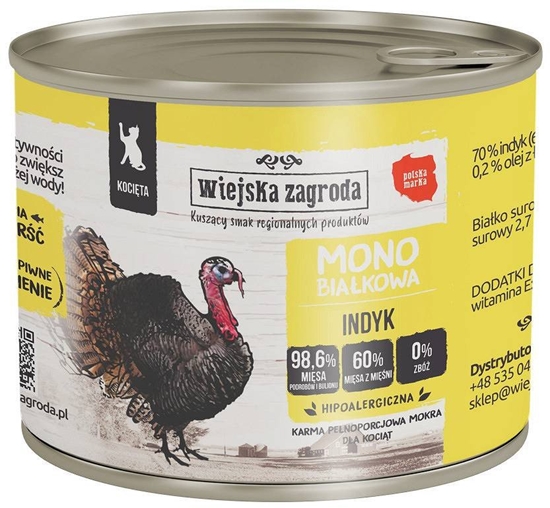 Изображение Wiejska Zagroda Monobiakowa z indykiem 200g
