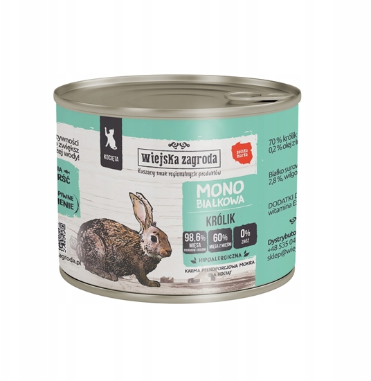 Picture of Wiejska Zagroda Monobiakowa z królikiem 200g