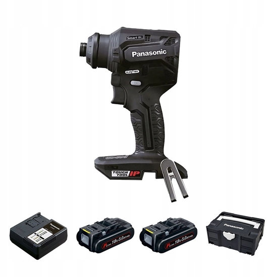 Picture of Wiertarko-wkrtarka Panasonic Kompaktowa i lekka wiertarko-wkrtarka 18V Panasonic EY1DD2N18A2B32 w systeinerze, 2 x 18V/3,0 Ah i adowarka