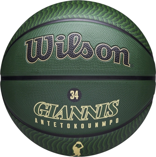 Picture of Wilson Wilson NBA Player Icon Giannis Antetokounmpo Outdoor Ball WZ4006201XB Zielone 7