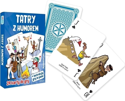 Picture of Wydawnictwo Jako Karty do gry.Tatry z humorem