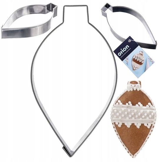 Picture of Wykrawacz do ciastek stalowy bombka 9 cm