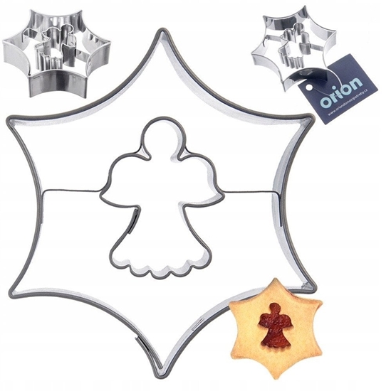 Picture of Wykrawacz do ciastek stalowy gwiazdka anioek 5,5 cm
