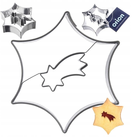 Picture of Wykrawacz do ciastek stalowy gwiazdka gwiazda betlejemska 5,5 cm