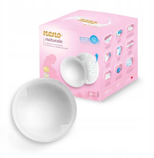 Picture of Wkadki laktacyjne anatomiczne Naturale 60szt