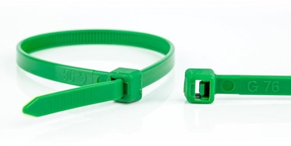 Picture of WKK 11032571 opaska kablowa Zwalniana opaska kablowa Plastik, Poliamidowy Zielony 100 szt.