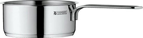 Picture of WMF Mini rondel WMF, 12 cm, may, bez pokrywki, rondel 0,7 l, may rondel do pojedynczych gospodarstw domowych, polerowana stal nierdzewna Cromargan, indukcyjna, do ukadania w stosy, idealny do maych porcji