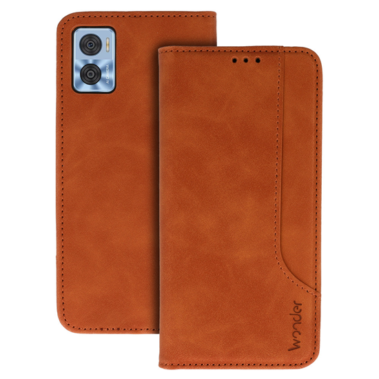 Изображение Wonder Prime Case for Motorola Moto E22|E22i brown