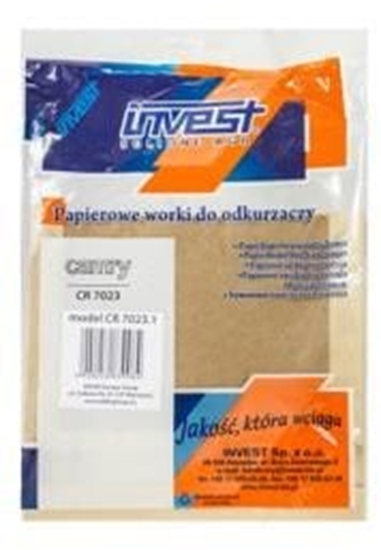 Изображение Worek do odkurzacza Camry papierowy ( kpl 5 szt) (CR 7023.1)