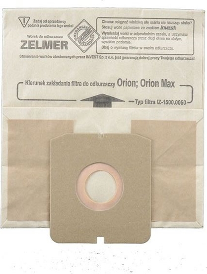 Изображение Worek do odkurzacza WORKI PAPIEROWE 1500.0050 Invest na szt.