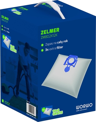 Attēls no Worek do odkurzacza Worwo Worki do odkurzacza Worwo ZMB02X12K