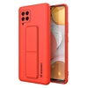 Изображение Wozinsky - Wozinsky Kickstand Case Silicone Stand Cover for Samsung Galaxy A42 5G Red