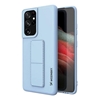 Изображение Wozinsky - Wozinsky Kickstand Case Silicone Stand Cover for Samsung Galaxy S21 Ultra 5G Light Blue